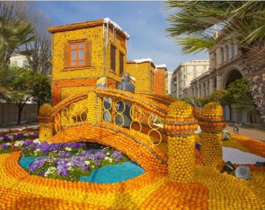 Magnifique T2 Proche Mer Et Ville Refait A Neuf Avec Terrasse Menton Bagian luar foto